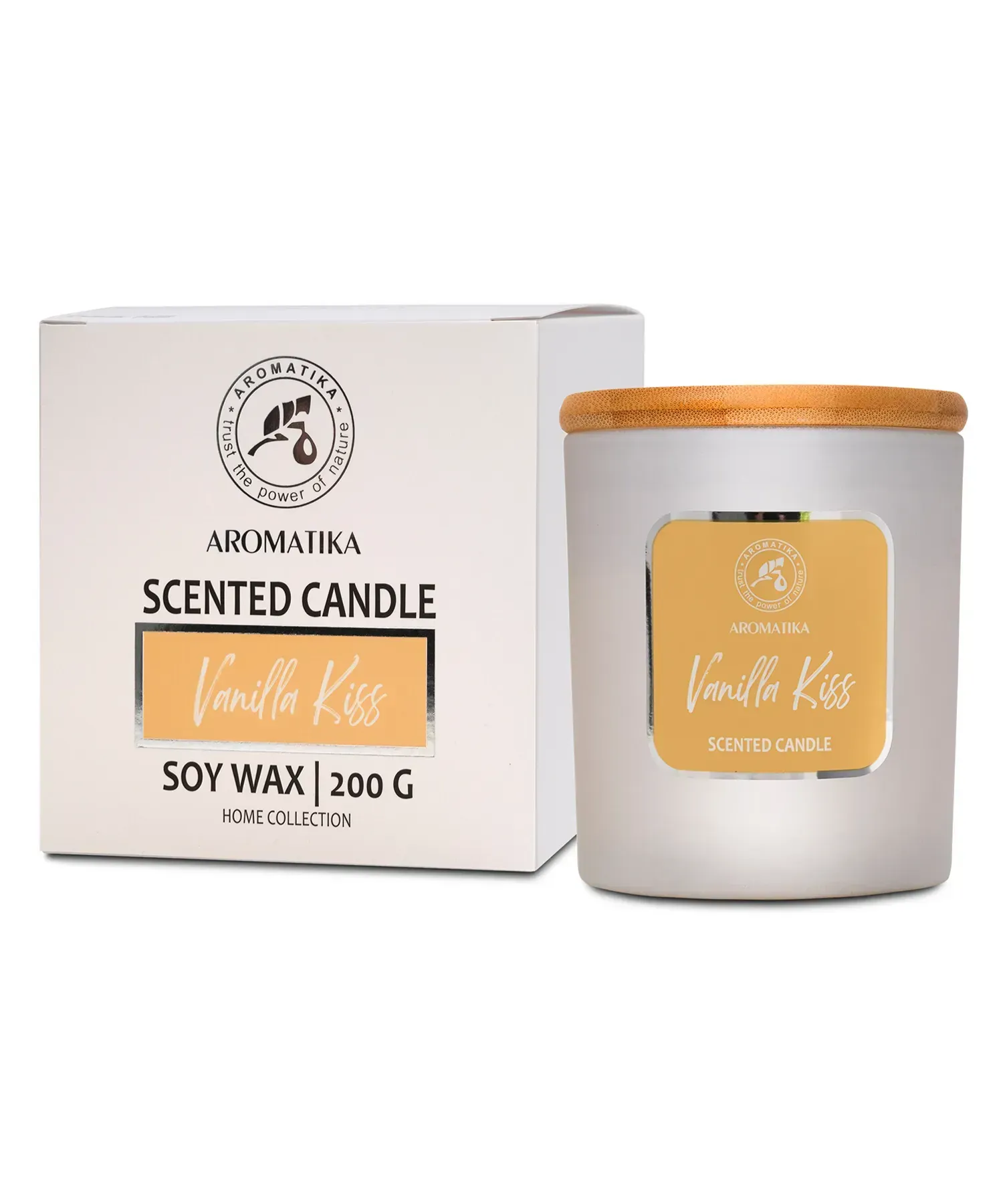 Свеча Ароматика "Ванильный поцелуй" 200 г. 3