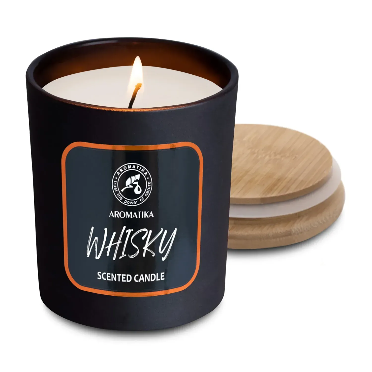 Свеча Ароматика "Виски" 200 г. 1