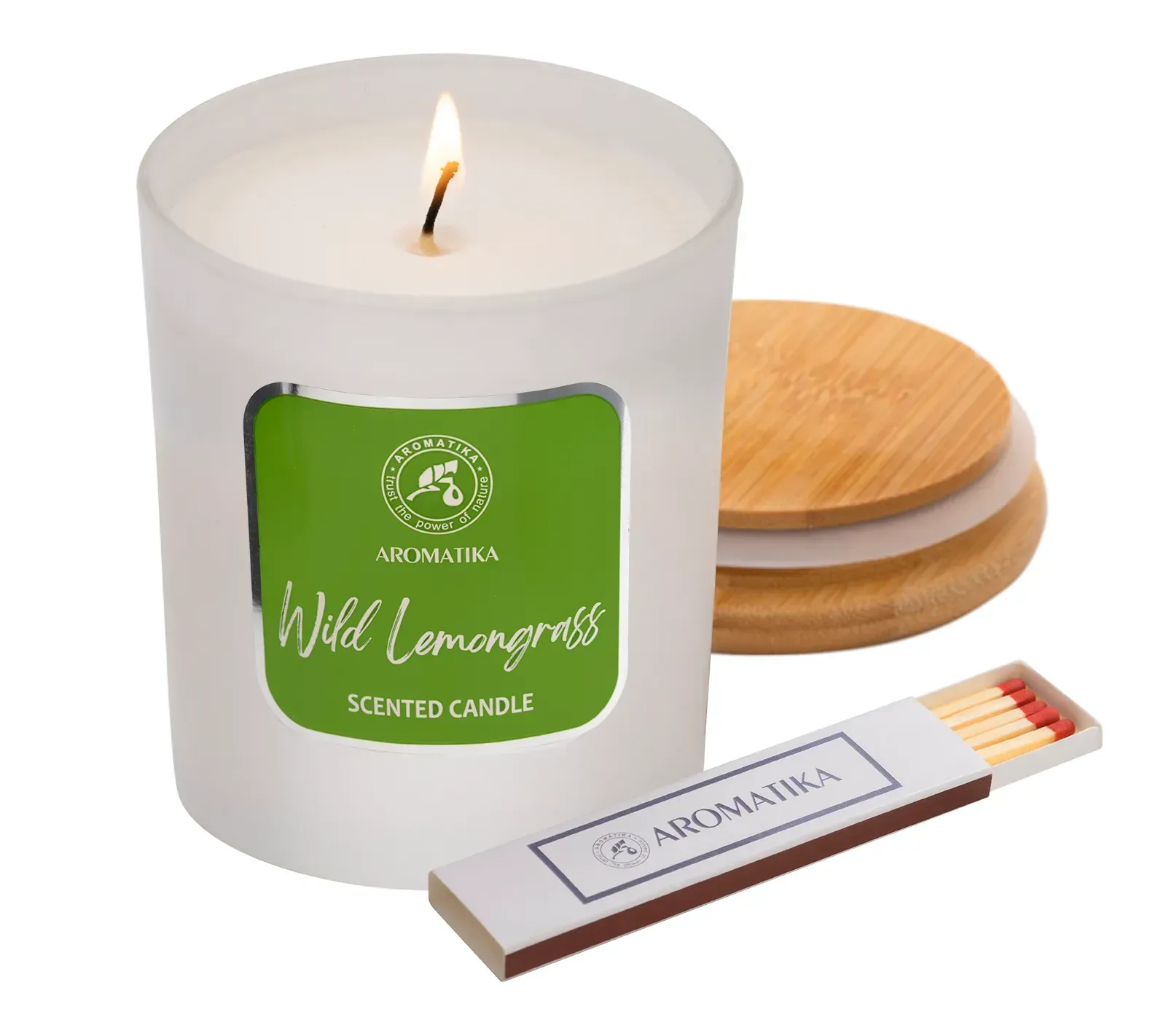 Свічка Ароматика "Дикий лемонграс" 200 г. 1