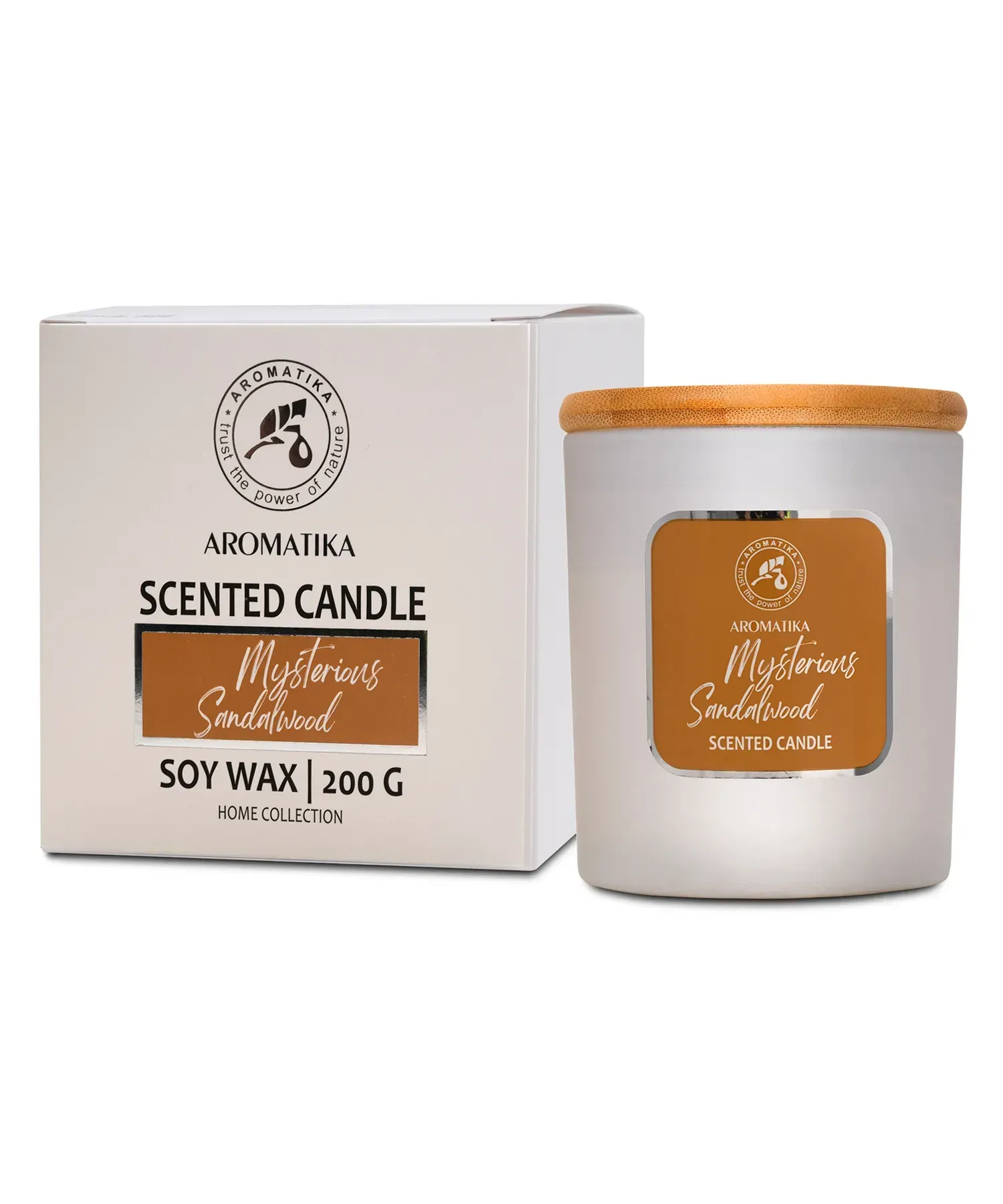 Свічка Ароматика "Містичний сандал" 200 г. 3