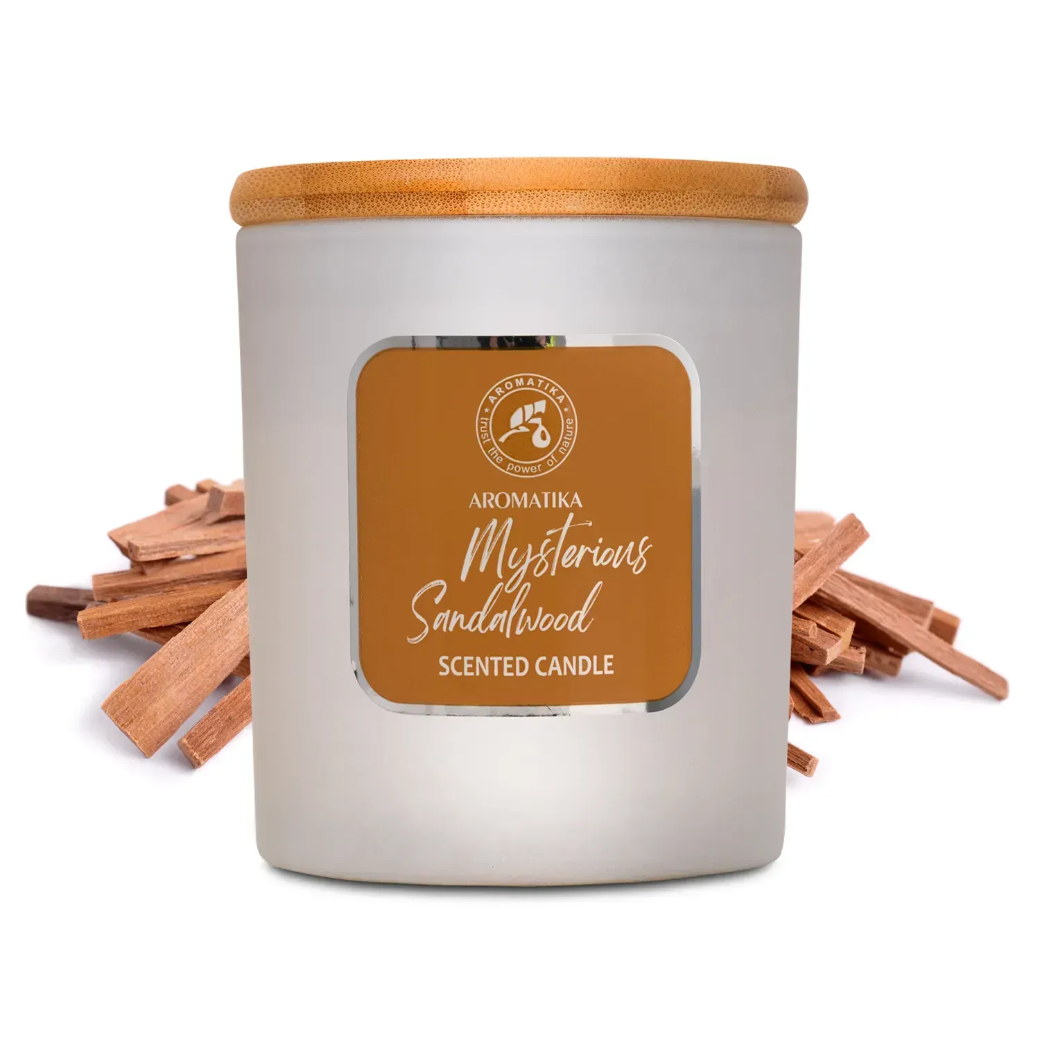 Свічка Ароматика "Містичний сандал" 200 г. 2