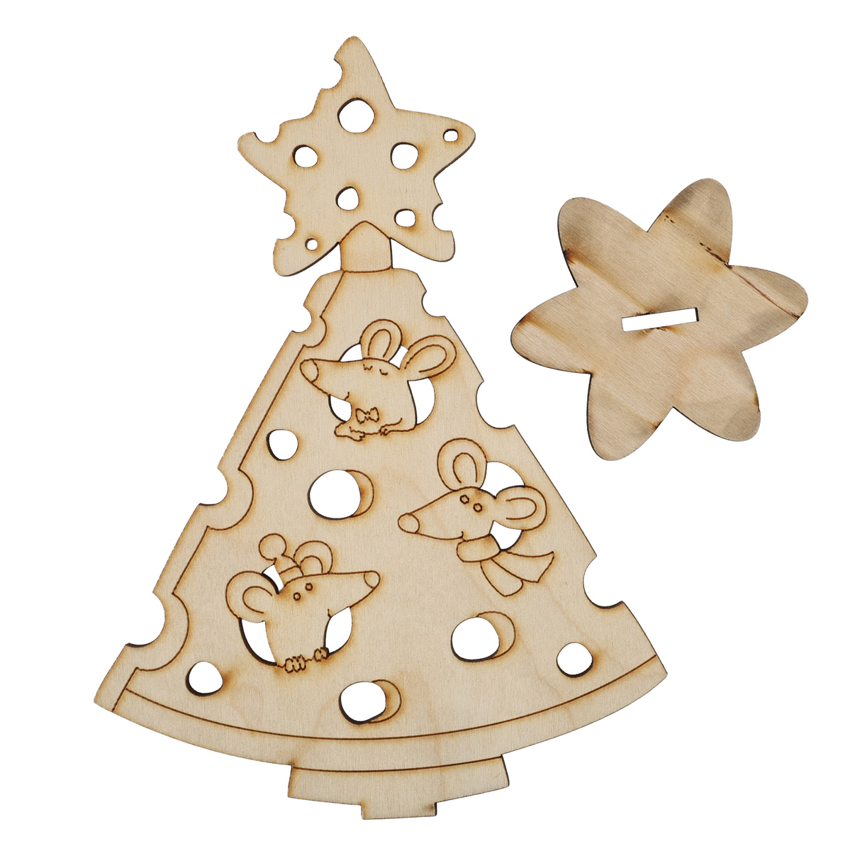 Заготівка дерев`яна, в асортименті, 330 (1) 1