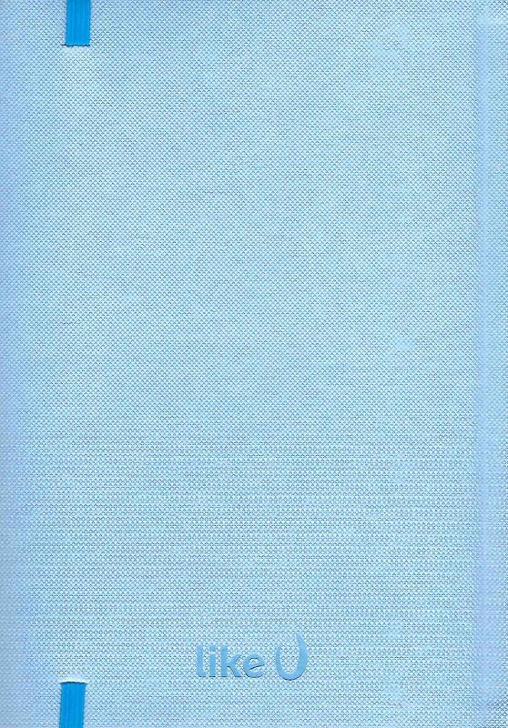 Записник А5 Pro не розграфлений Обкладинка світло-блакитна кремовий блок, 24401PTY00 1