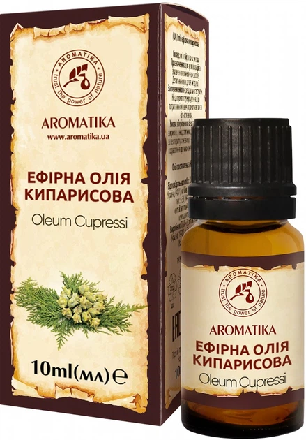Олія ефірна Ароматика, кипарисова 10 мл