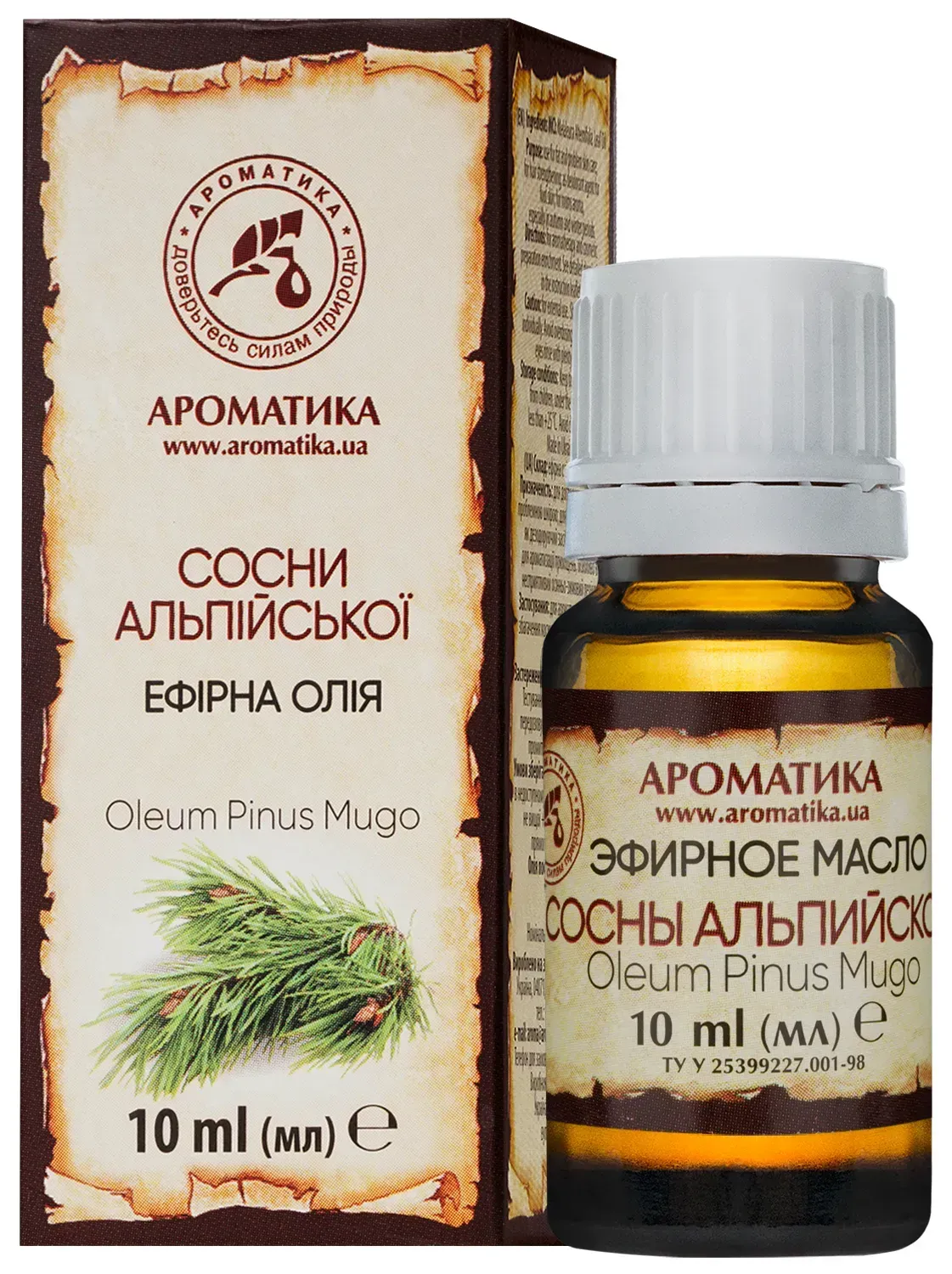 Олія ефірна Ароматика, сосни альпійської 10 мл
