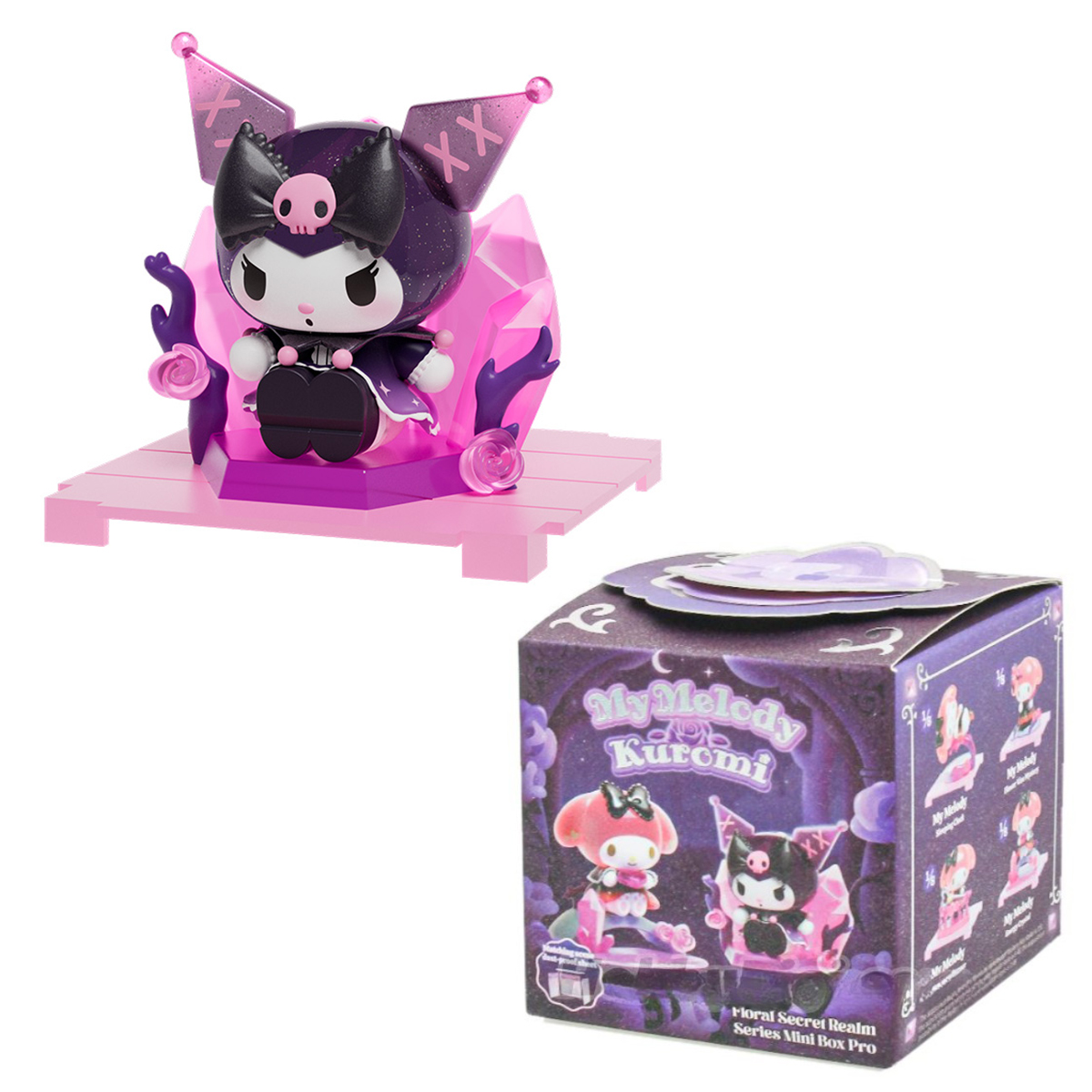 Фигурка-сюрприз Pop Top KUROMI & My Melody – ЦВЕТНАЯ ТАЙНА, 25WH-003