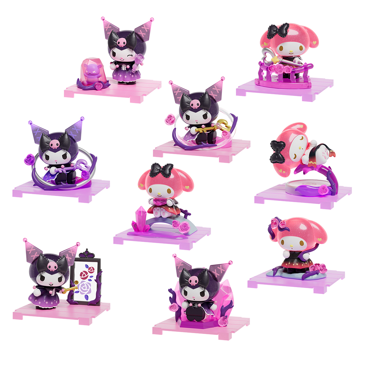 Фигурка-сюрприз Pop Top KUROMI & My Melody – ЦВЕТНАЯ ТАЙНА, 25WH-003 1