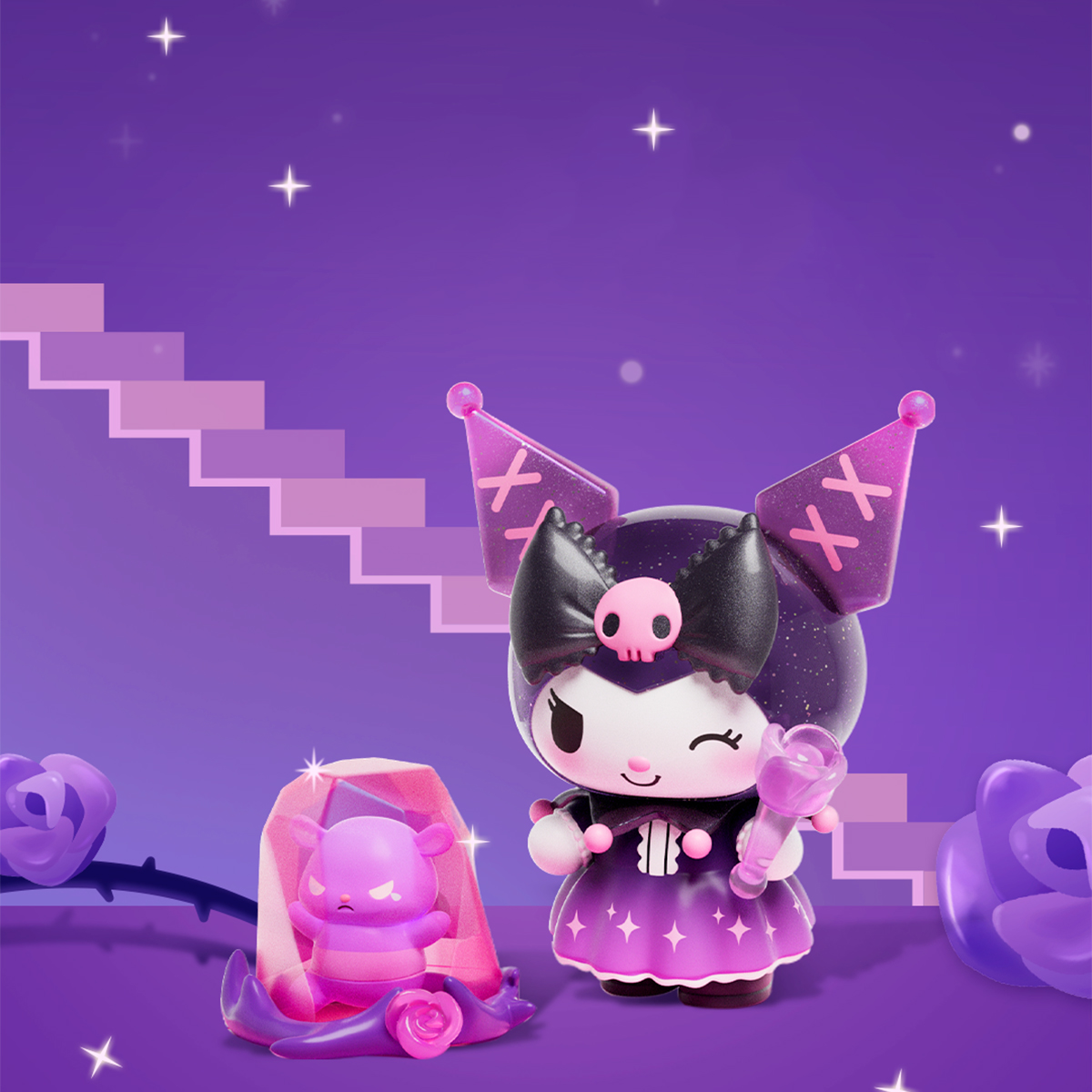 Фигурка-сюрприз Pop Top KUROMI & My Melody – ЦВЕТНАЯ ТАЙНА, 25WH-003 3