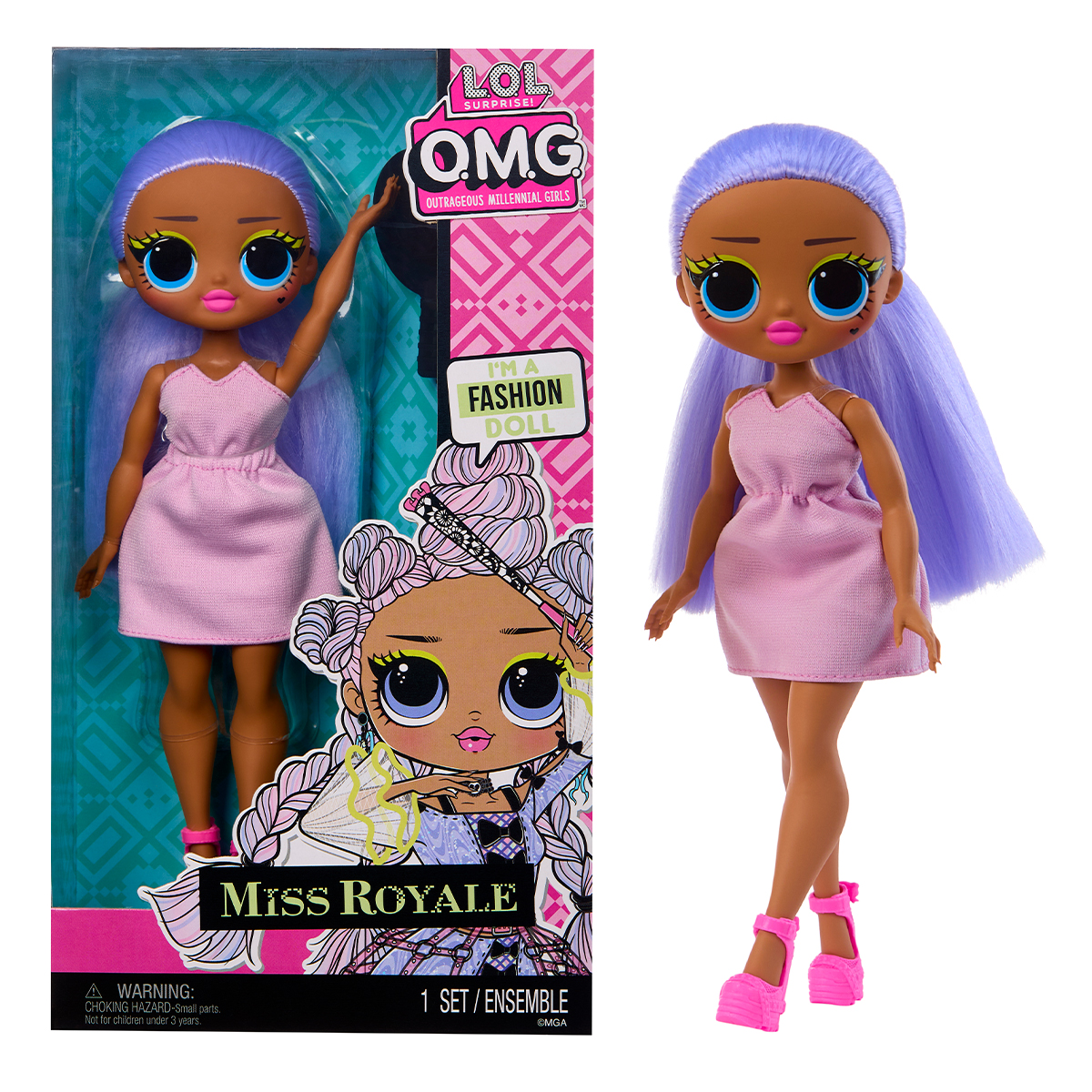 Кукла L.O.L. Surprise! серии "OPP O.M.G." – Мисс Роял, 989912