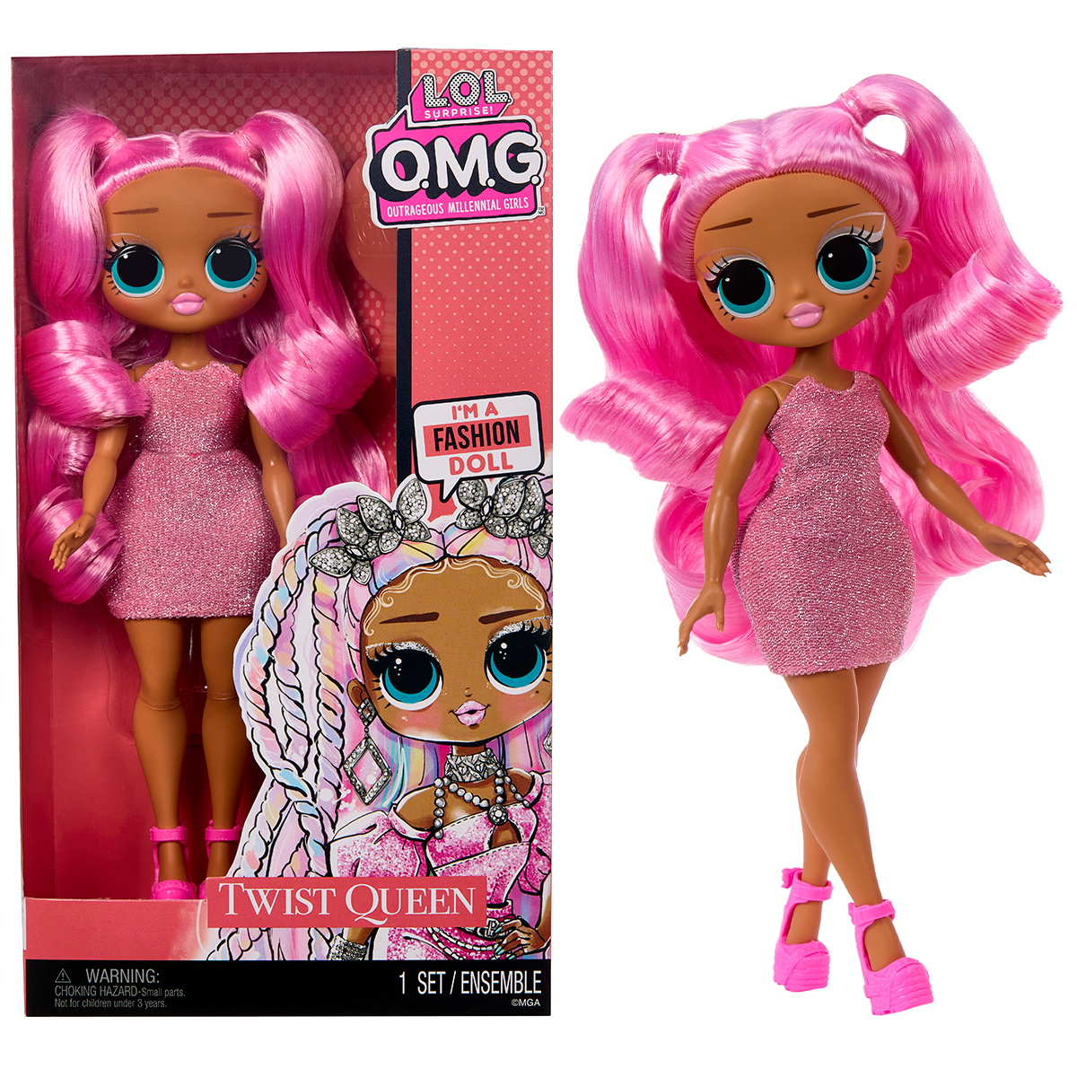 Кукла L.O.L. Surprise! серии "OPP O.M.G." – Королева Твист, 989882