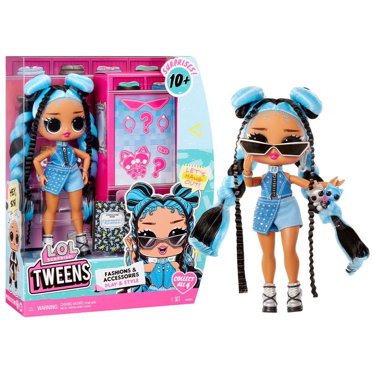 Набор игровой с куклой L.O.L. Surprise! серии "Tweens Core" – Озорница (с аксессуар.), 542582