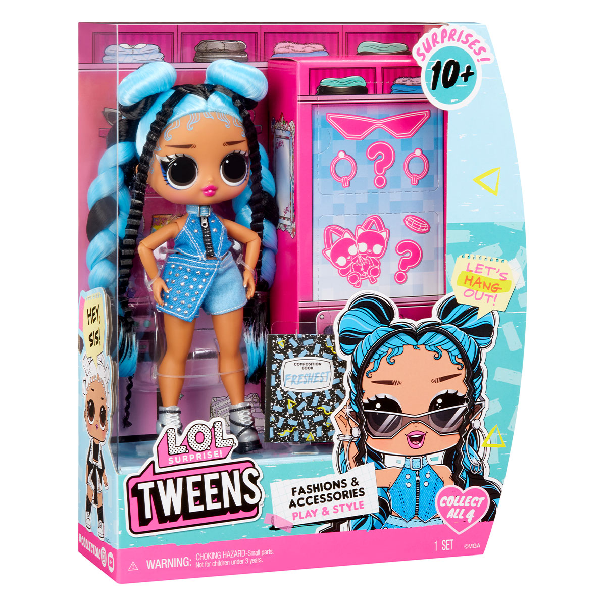 Набор игровой с куклой L.O.L. Surprise! серии "Tweens Core" – Озорница (с аксессуар.), 542582 8