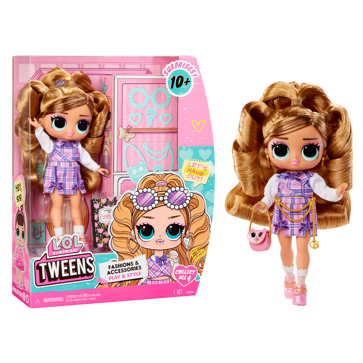 Набор игровой с куклой L.O.L. Surprise! серии "Tweens Core" – Модница (с аксессуарами), 542568