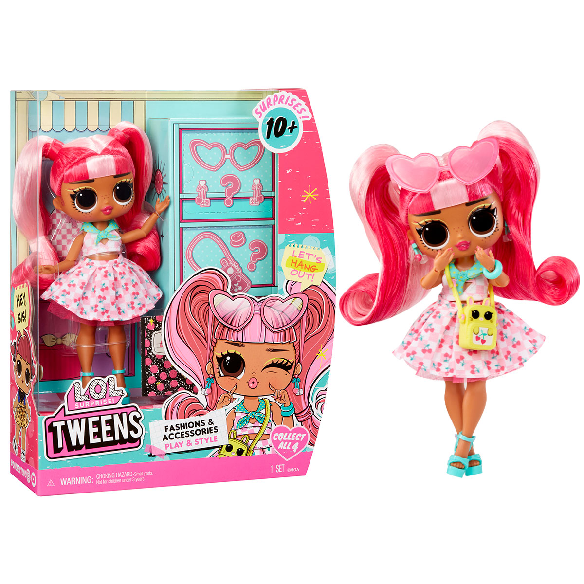 Набор игровой с куклой L.O.L. Surprise! серии "Tweens Core" – Черри-леди (с аксессуарами), 542575