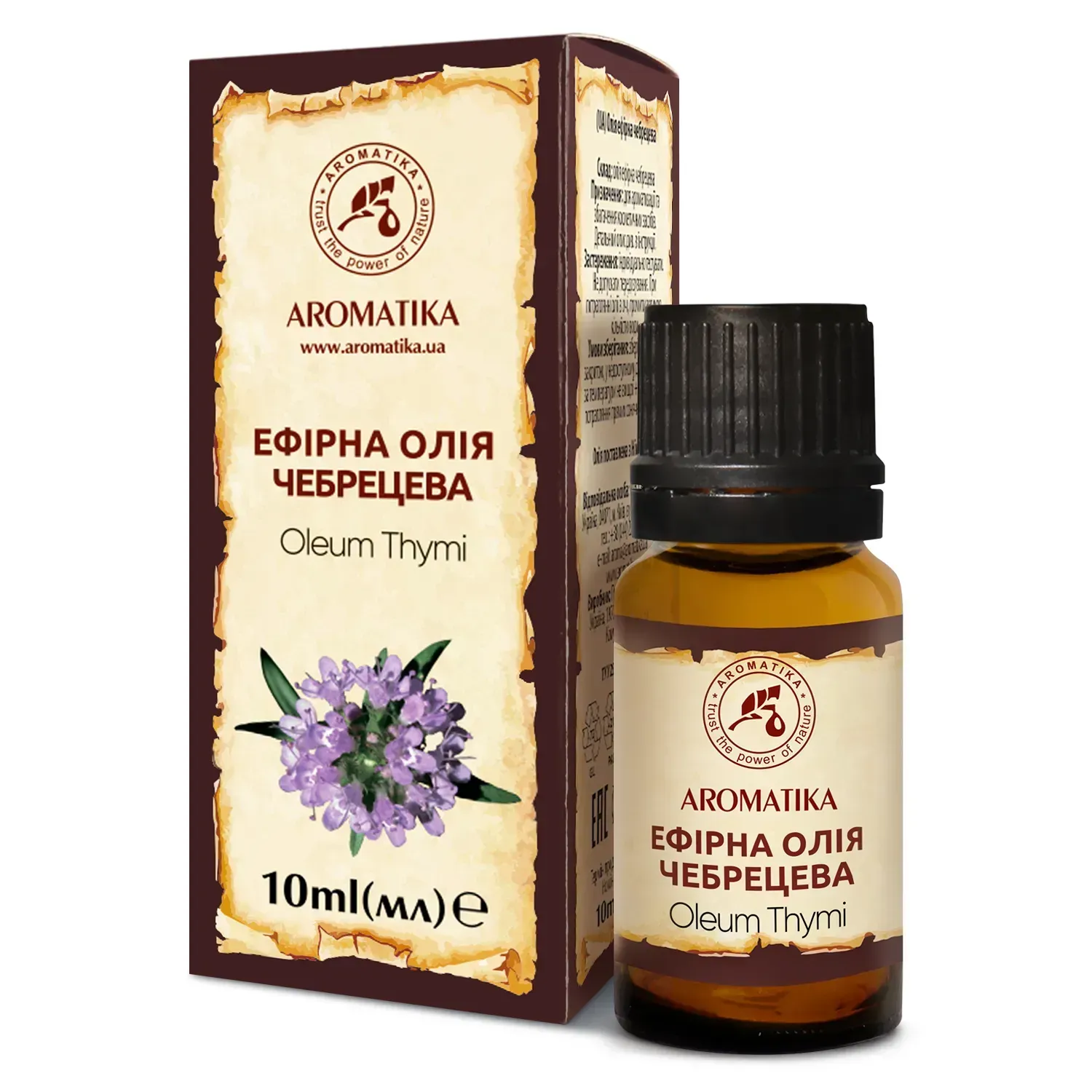 Олія ефірна Ароматика, чебрецева 10 мл