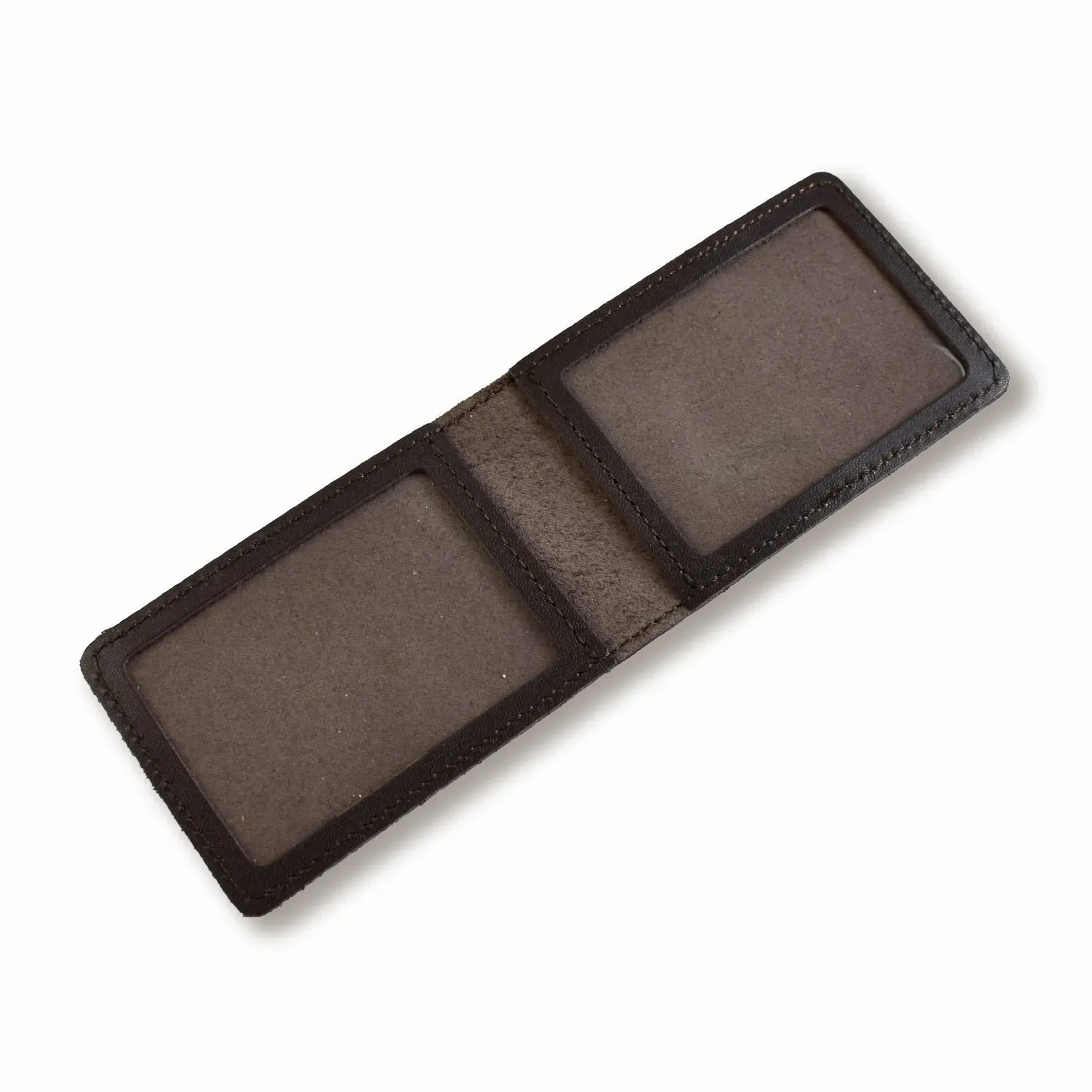 Обложка для ID-карты PASSPORT с гербом (темно-коричневая, золотое тиснение) 1