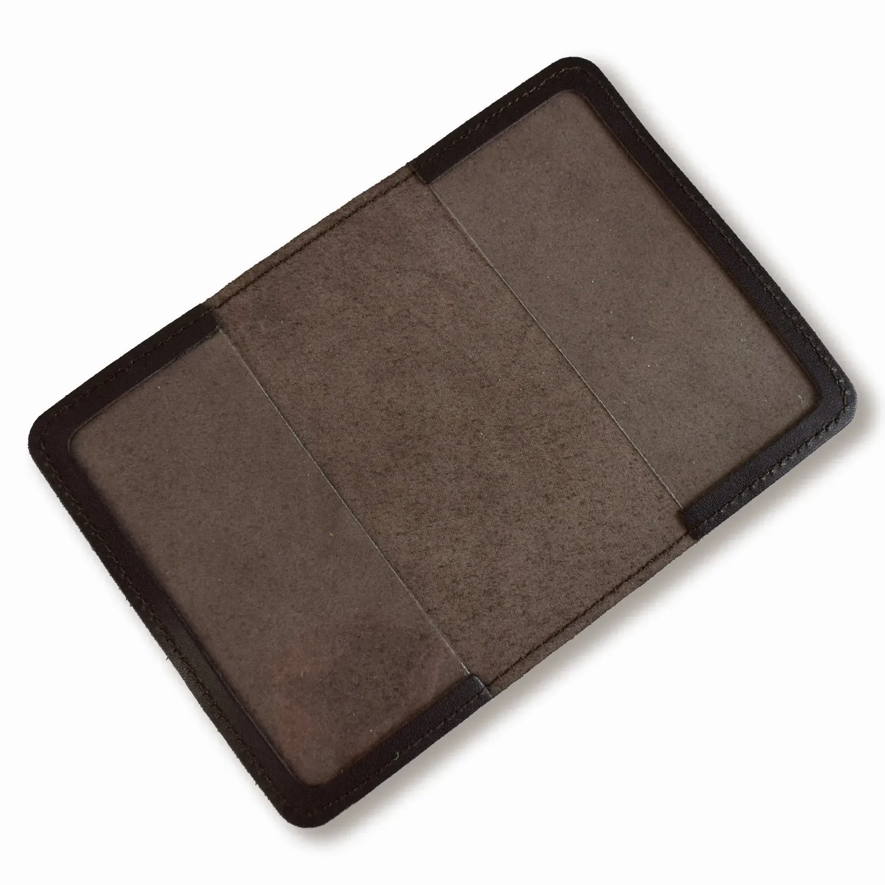 Обкладинка для паспорта "Україна з великим Гербом" (темно-коричнева, срібне тиснення) 1