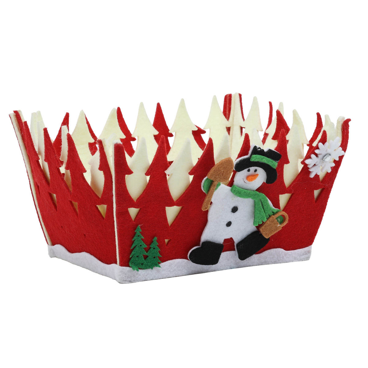 Кашпо Новий рік, з фетру, 5-38428