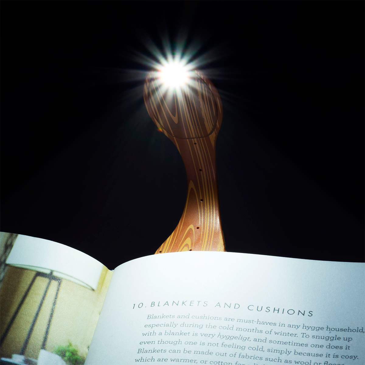 Закладка-фонарик серии «Классика», Древесина, FLEXILIGHT, FLWO 5