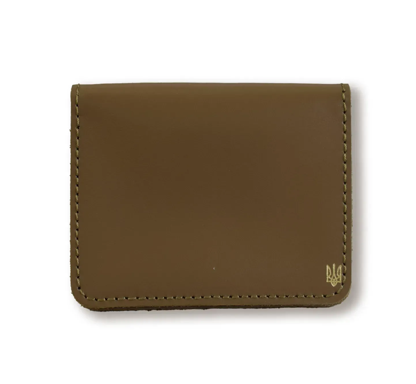 Картхолдер для карток з маленьким гербом (хакі)