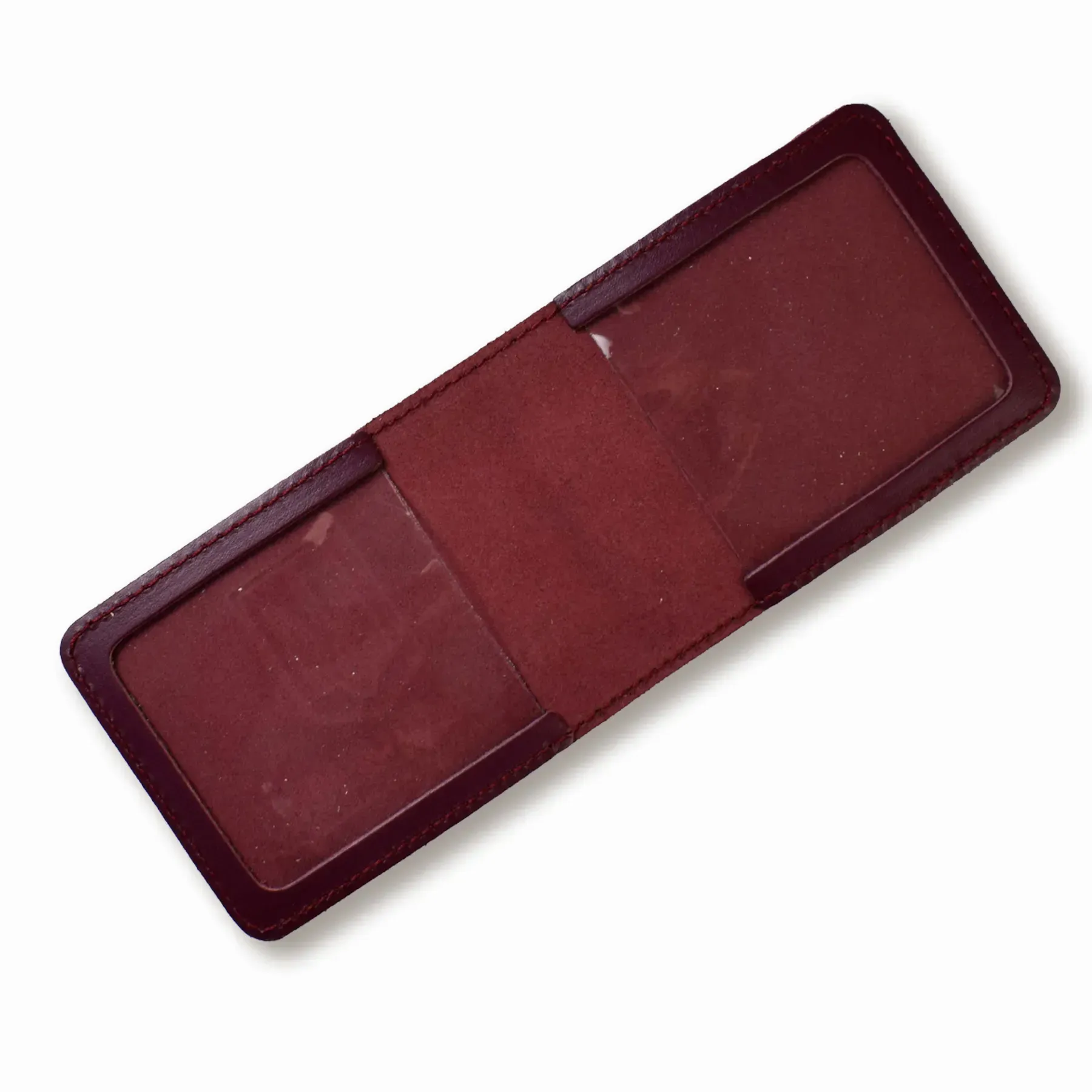 Обложка для удостоверения УБД с гербом (бордовое, серебряное тиснение) 1