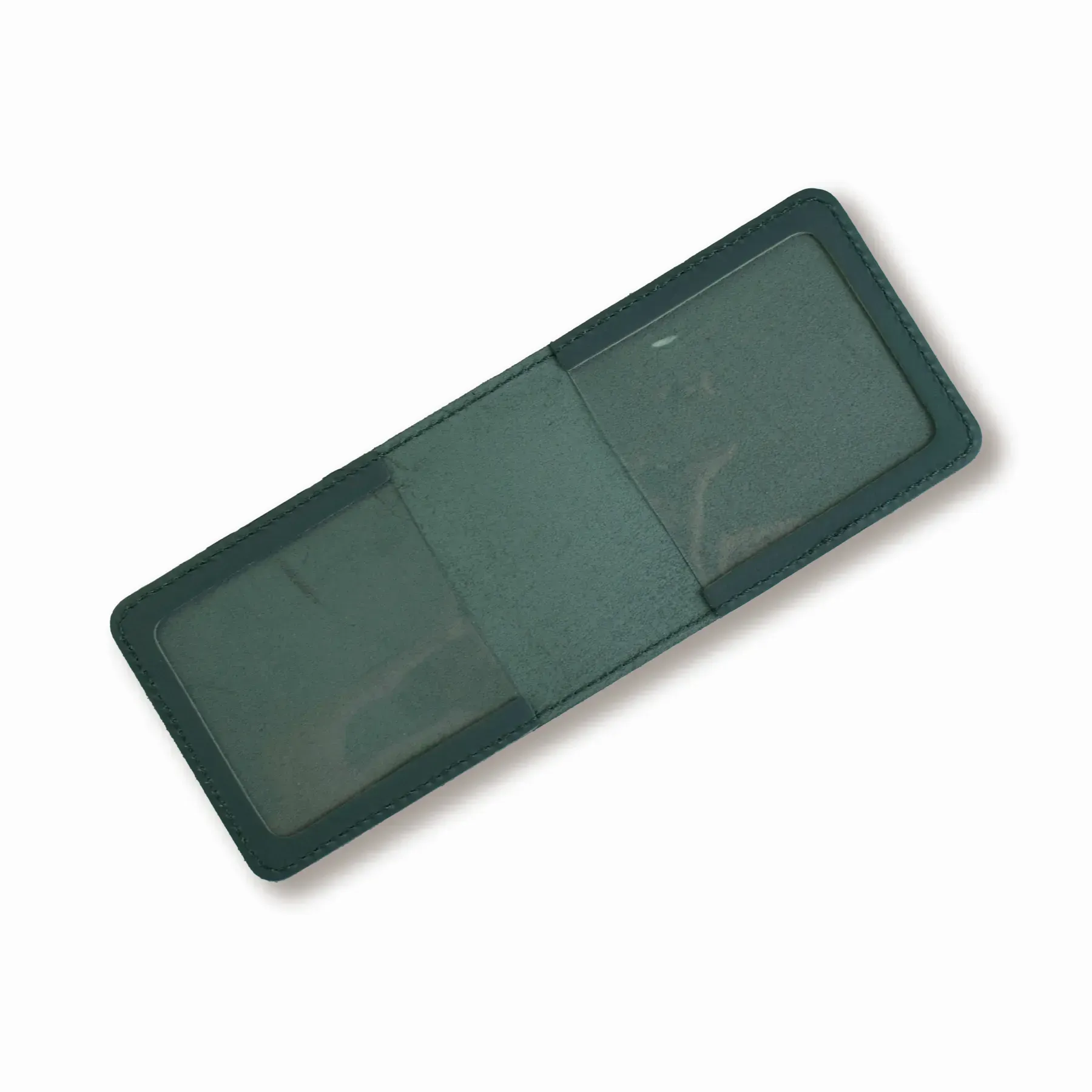 Обкладинка для універсального посвідчення з Гербом (зелена, чисте тиснення) 1