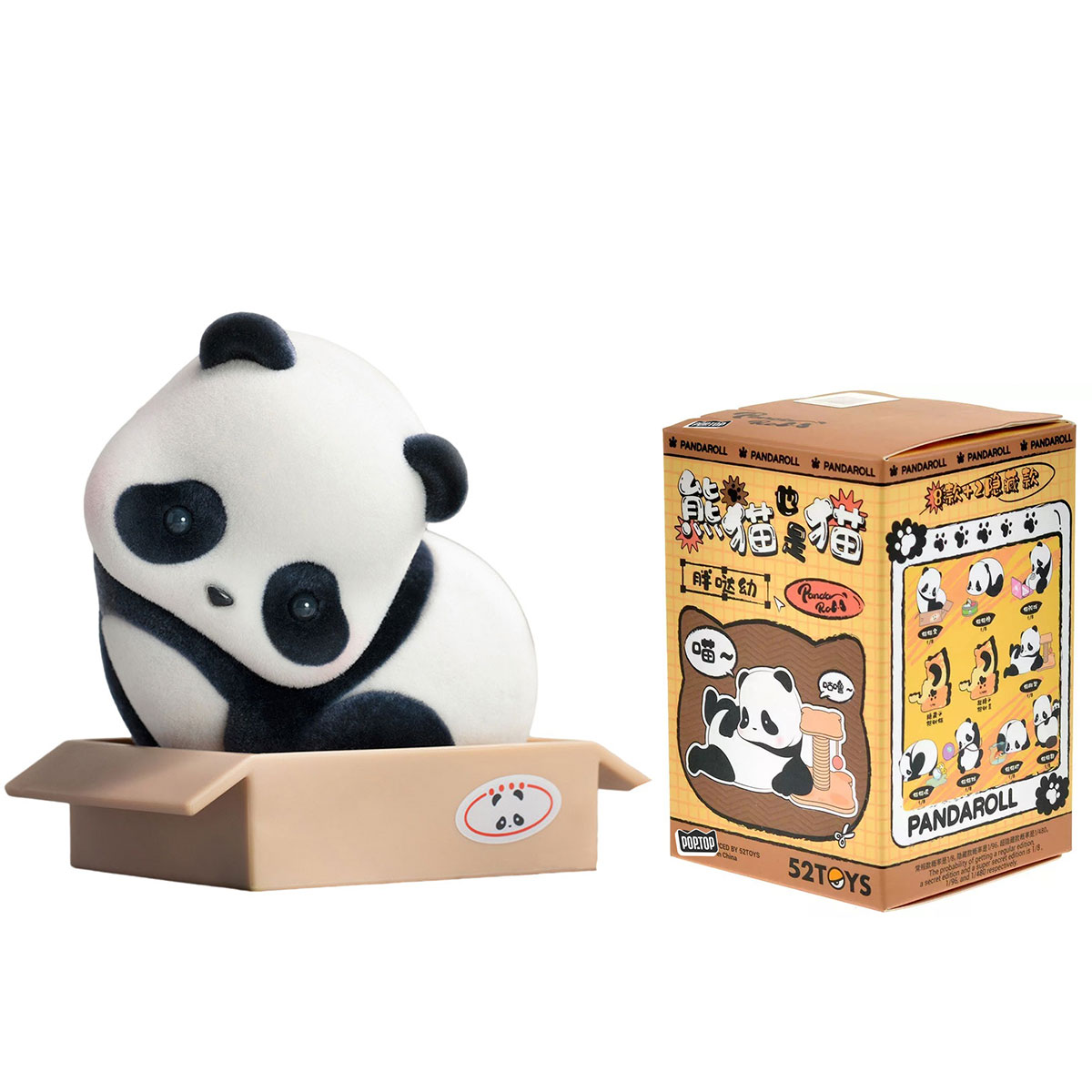 Коллекционная фигурка Pop Top 52 Toys серии "Panda Roll" - Мял Панды (в дисп., в асс.), 22CB437GG13