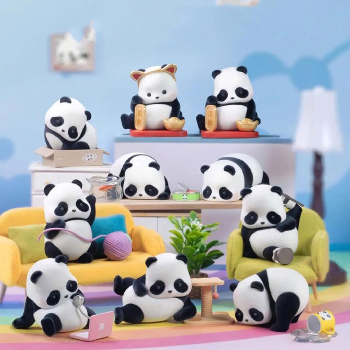 Коллекционная фигурка Pop Top 52 Toys серии "Panda Roll" - Мял Панды (в дисп., в асс.), 22CB437GG13 1