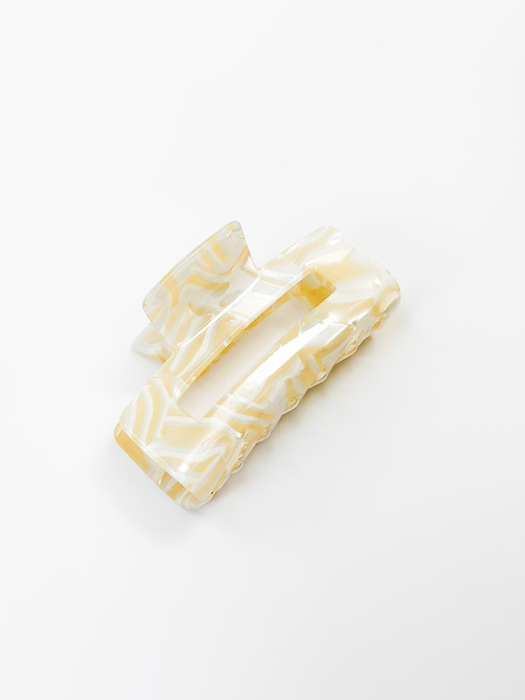 Крабик для волос слоновая кость, 7 см, N019-2