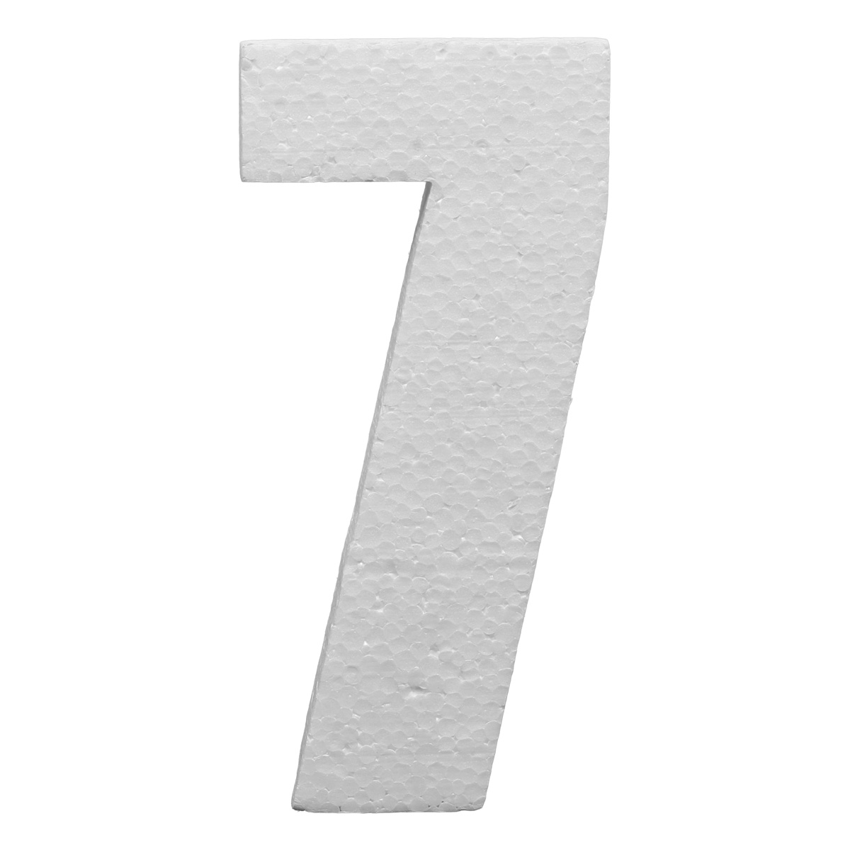 Фігури з пінопласту цифра 7- 20 см