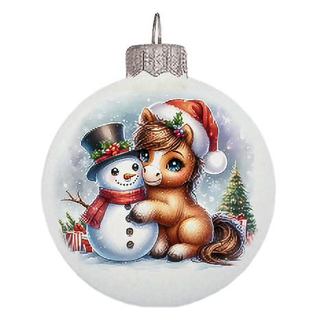 Шар "Символ года 2026", 100 мм, без упаковки 8