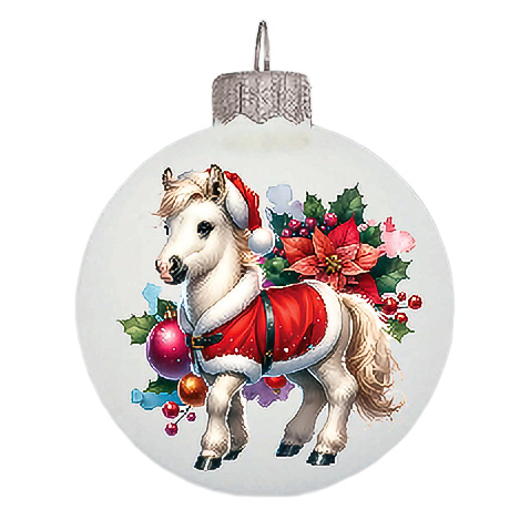 Шар "Символ года 2026", 100 мм, в упаковке 2