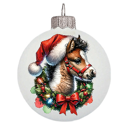 Шар "Символ года 2026", 100 мм, в упаковке 3