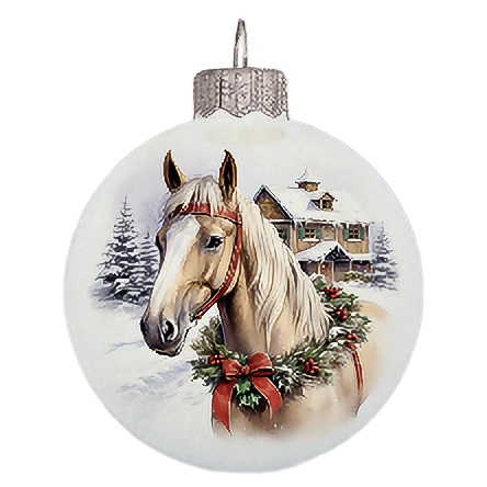 Шар "Символ года 2026", 100 мм, в упаковке 5