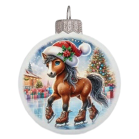 Шар "Символ года 2026", 100 мм, в упаковке 12