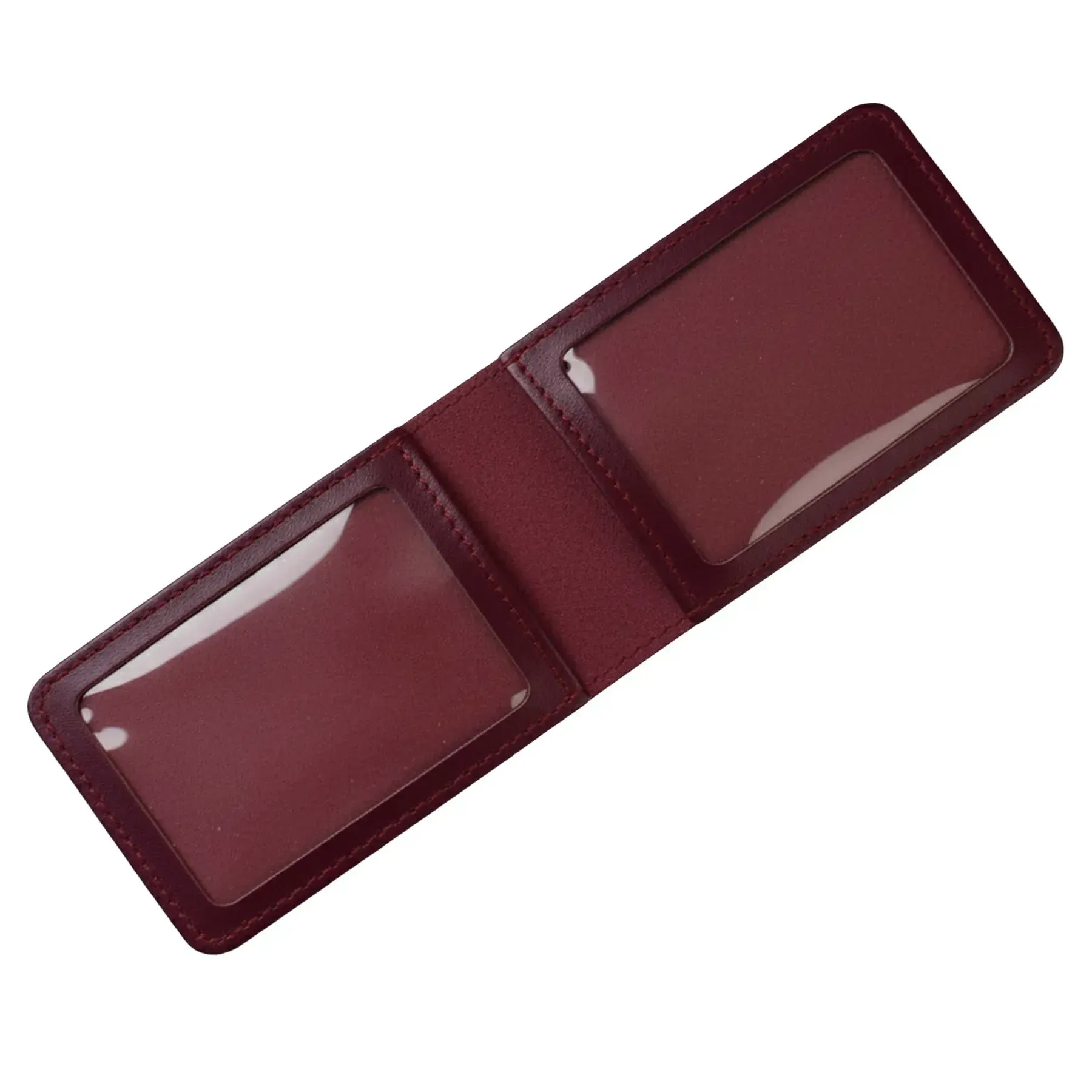 Обложка для водительского удостоверения стандарт (бордовая, чистое тиснение) 1