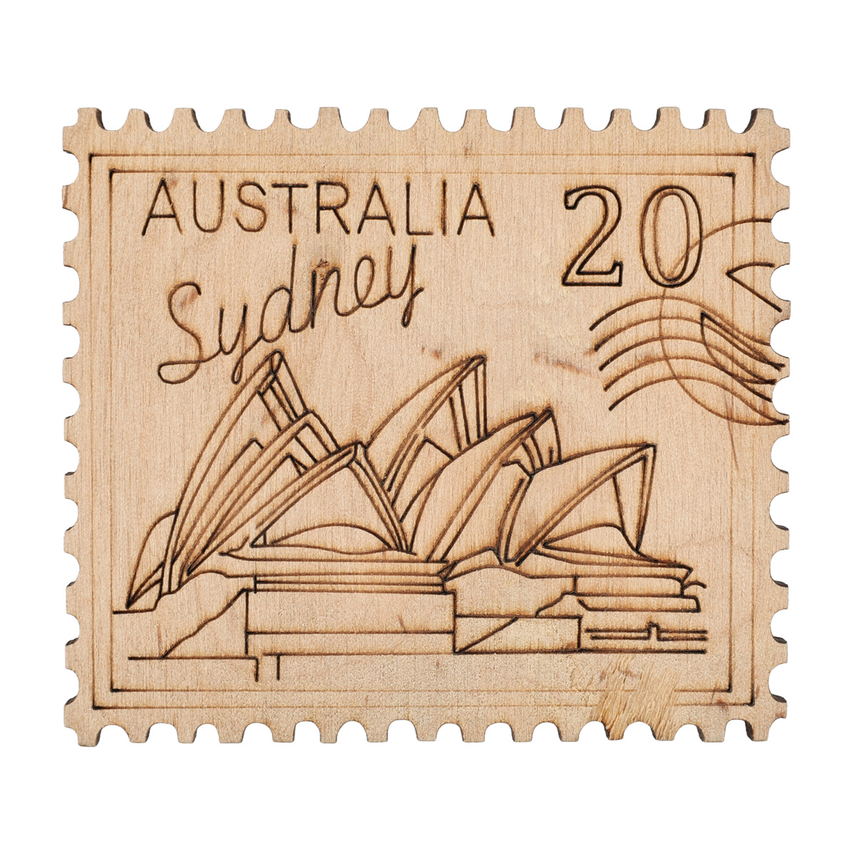 Заготівка дерев`яна Магніт марка №5, 2-078