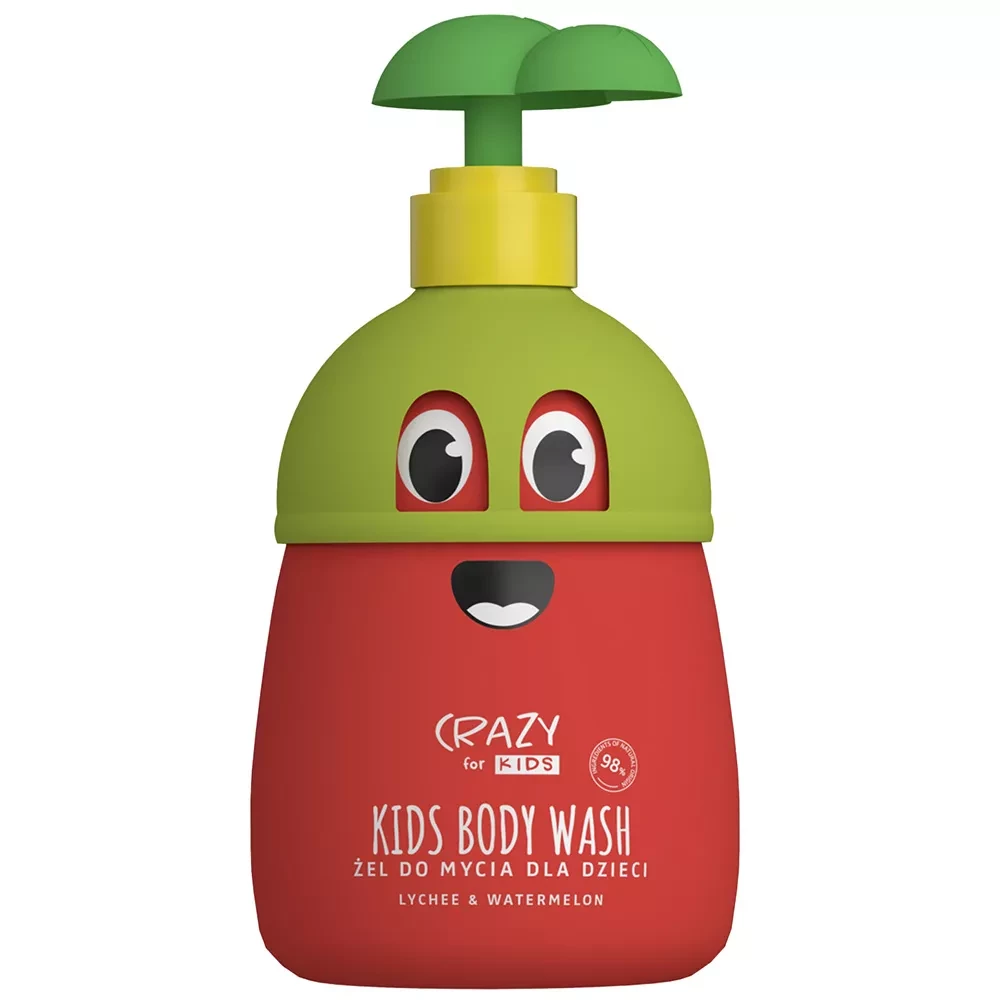 Гель для купання з ароматом лічі, кавун HiSkin Crazy FOR KIDS, 500 мл