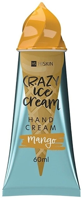 Зволожуючий крем для рук з ароматом манго HiSkin Crazy Ice Cream, 60 мл