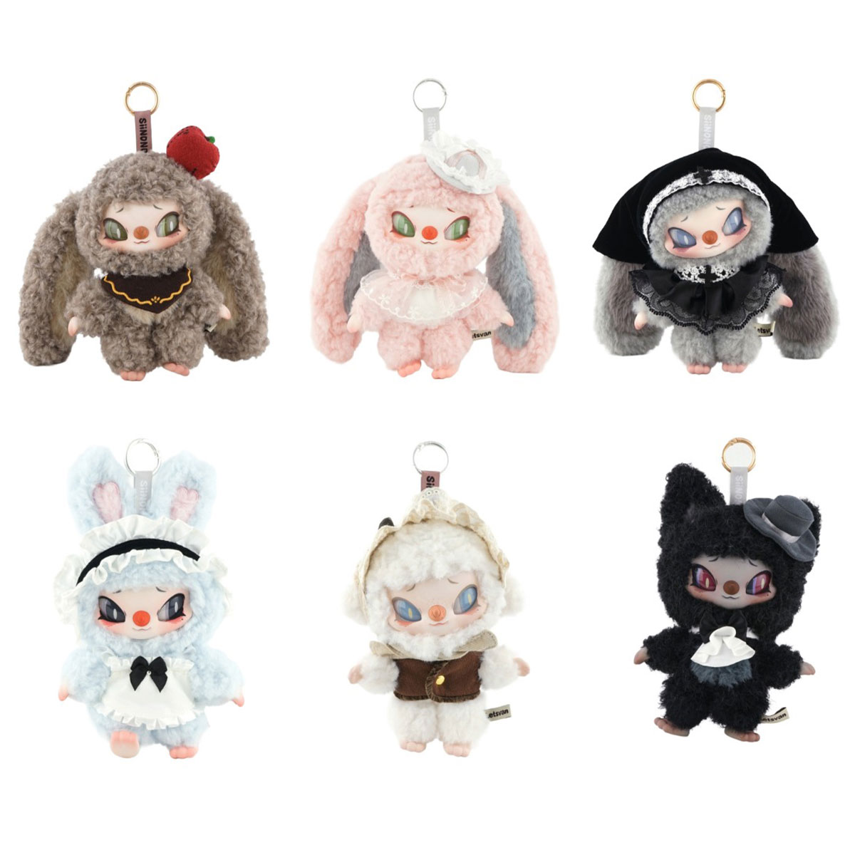 Коллекционная мягкая игрушка с кольцом Pop Top Letsvan серии "Siinono" - Шепот тайн (в дисп., в асс.), 17SN-0601 1