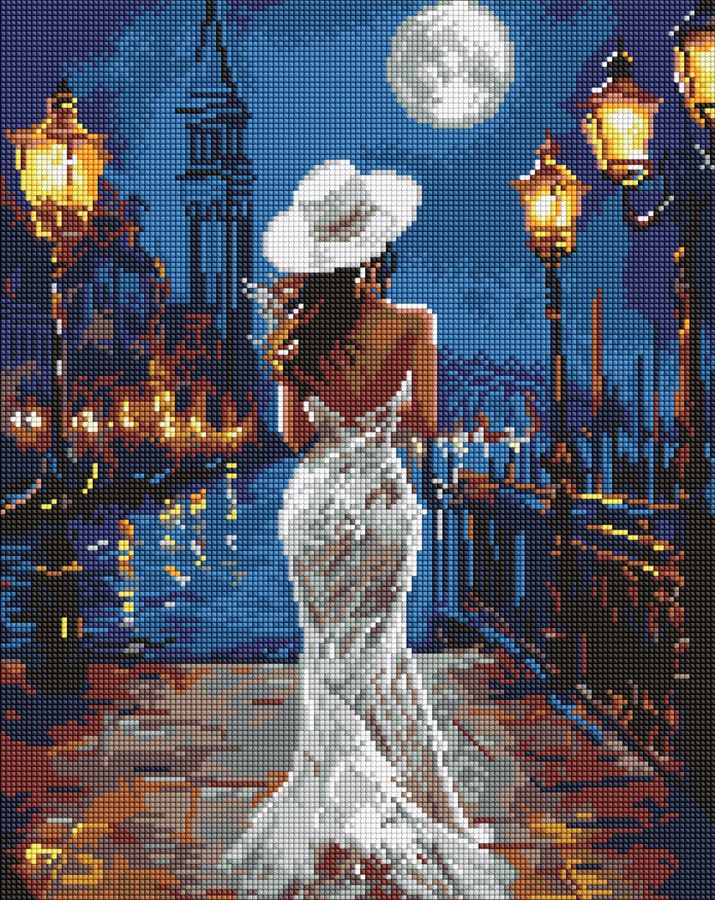 Набір з алмазною мозаїкою "Біля причалу" 40*50 см, AMO8241, ТМ "Ideyka"