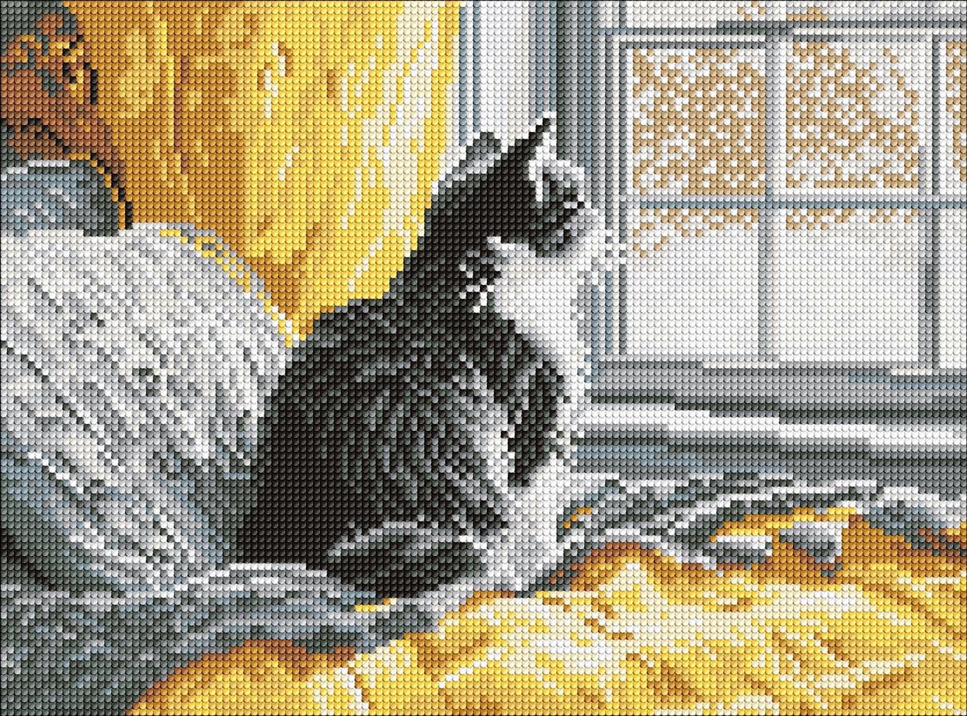 Набір з алмазною мозаїкою "Мелодія тихого дня" 30*40 см, AMO8365, ТМ "Ideyka"