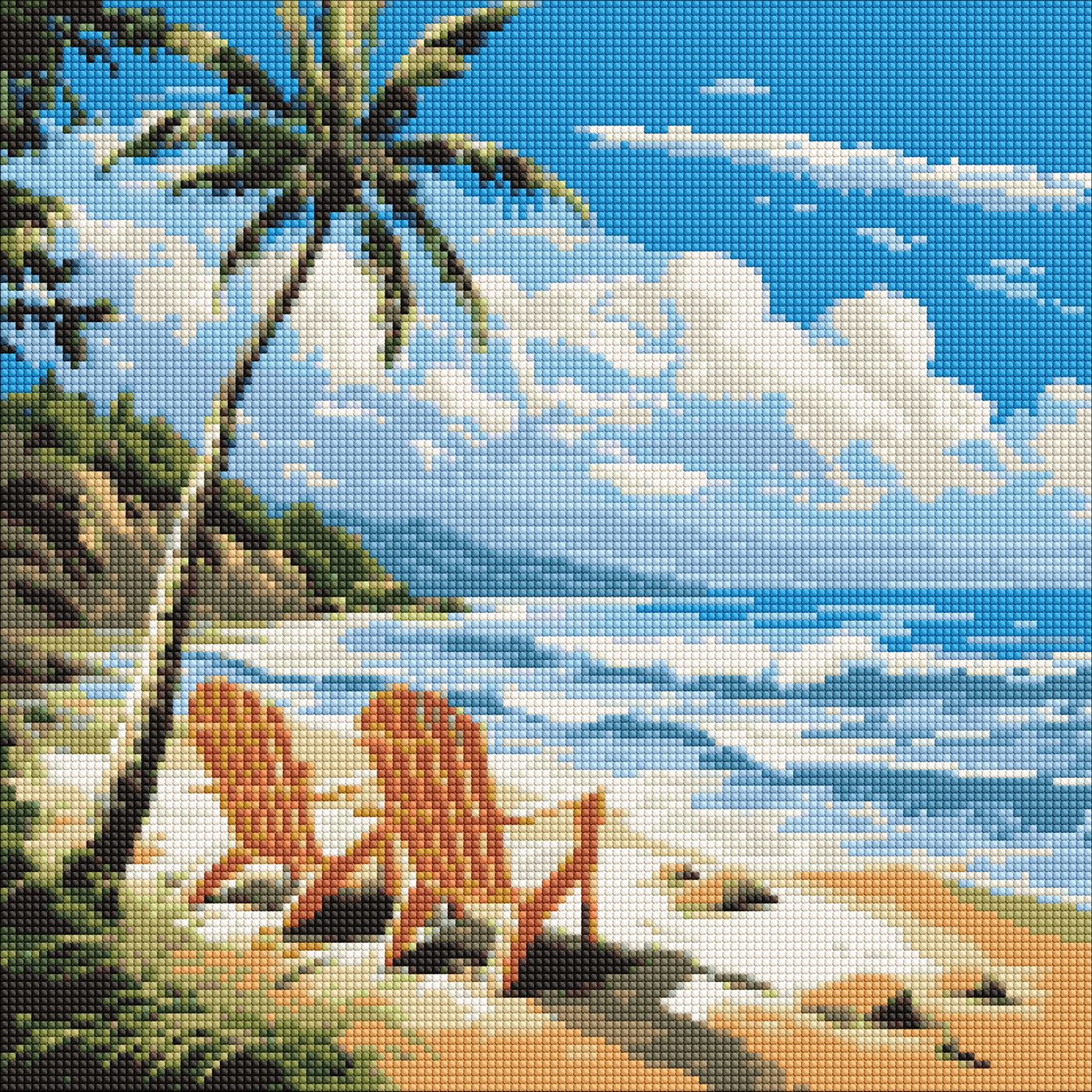 Алмазная мозаика "Мир для влюбленных" 40*40 см, AMO7984, ТМ "Ideyka"