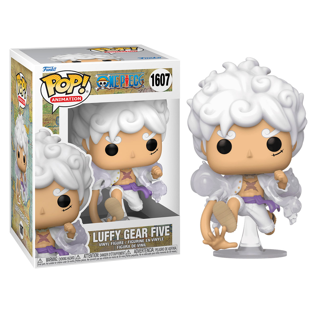 Фигурка Funko Pop! серии "Большой куш" - Луффи в белом (w/CH), 79321 1