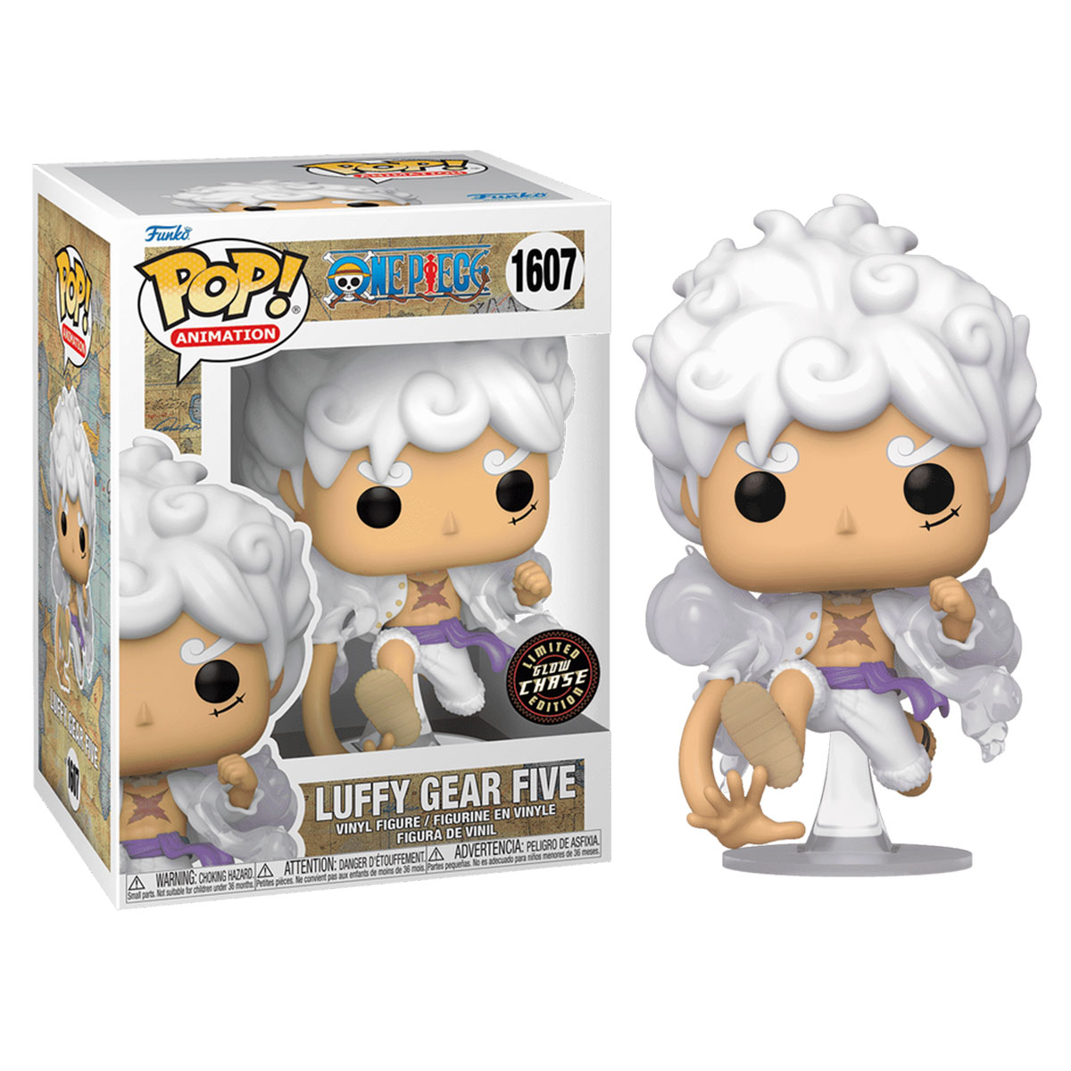Фигурка Funko Pop! серии "Большой куш" - Луффи в белом (w/CH), 79321 2