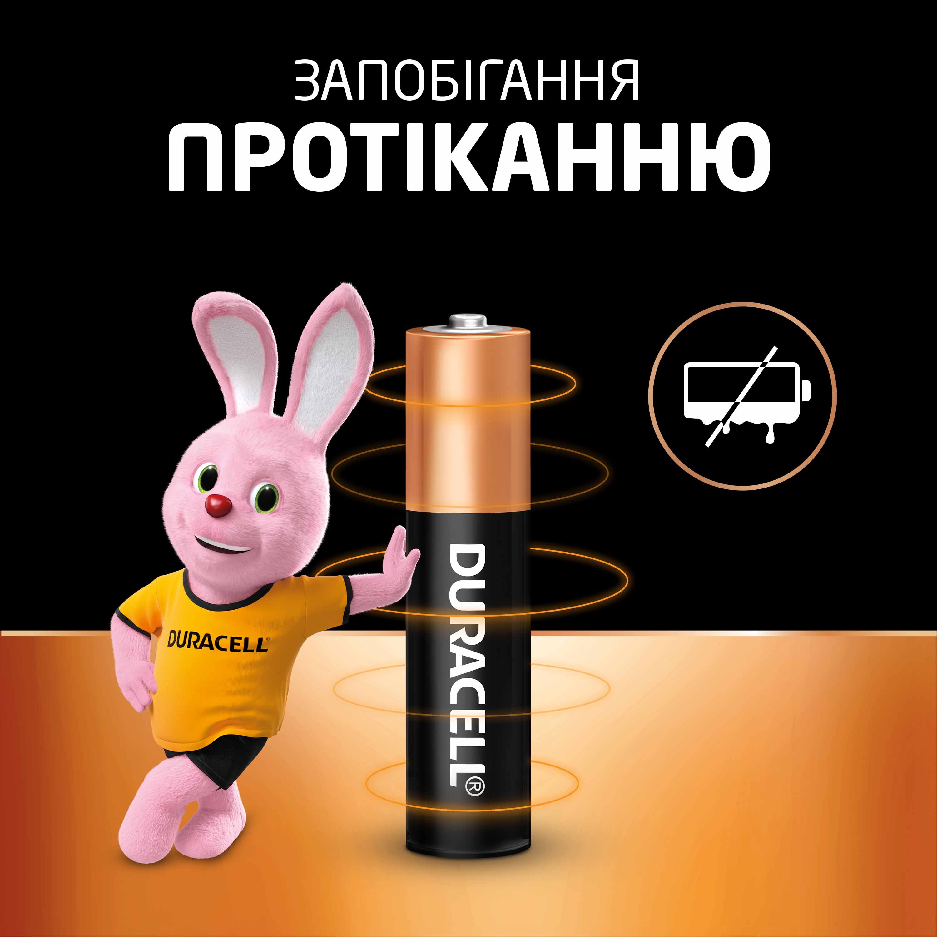 Батарейка щелочная DURACELL LR03 MN2400 (2 шт/бл.) 3