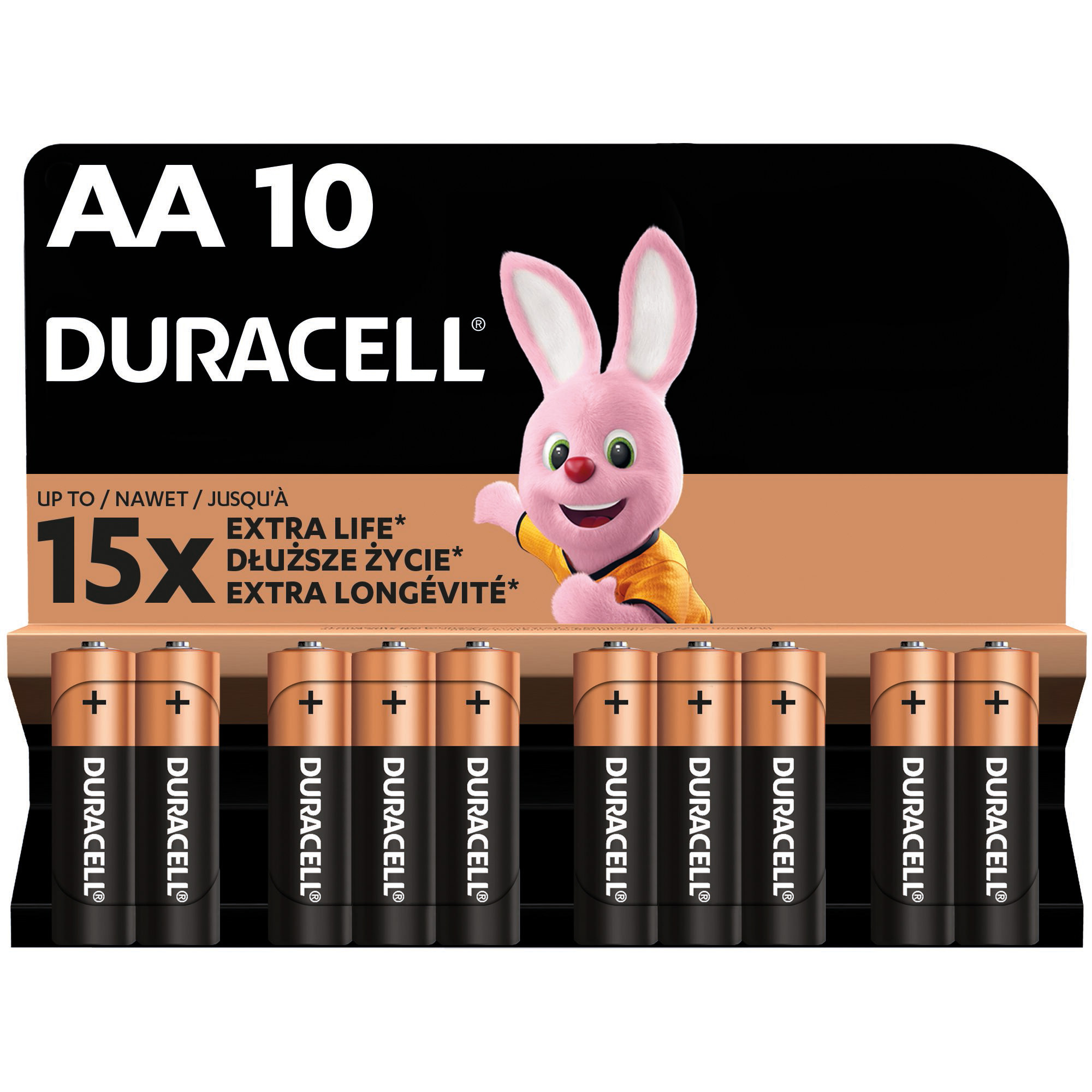 Батарейка щелочная DURACELL LR06 MN1500 (10 шт/бл.) цена указ. за бл.