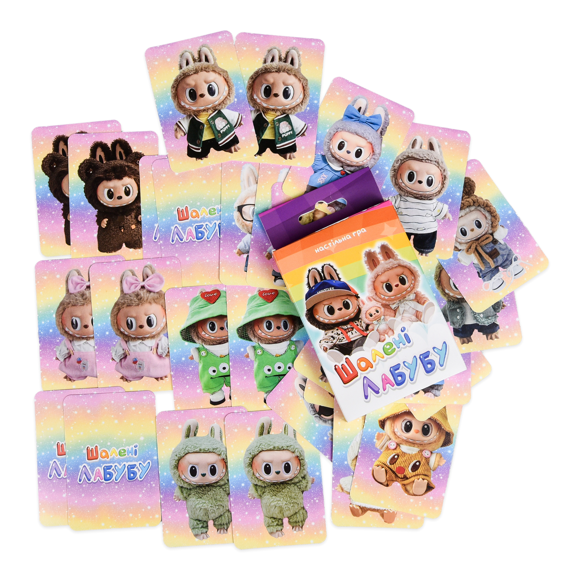 Игра карточная "Бешеные Лабубу" (укр) 30926, ТМ "Strateg" 4