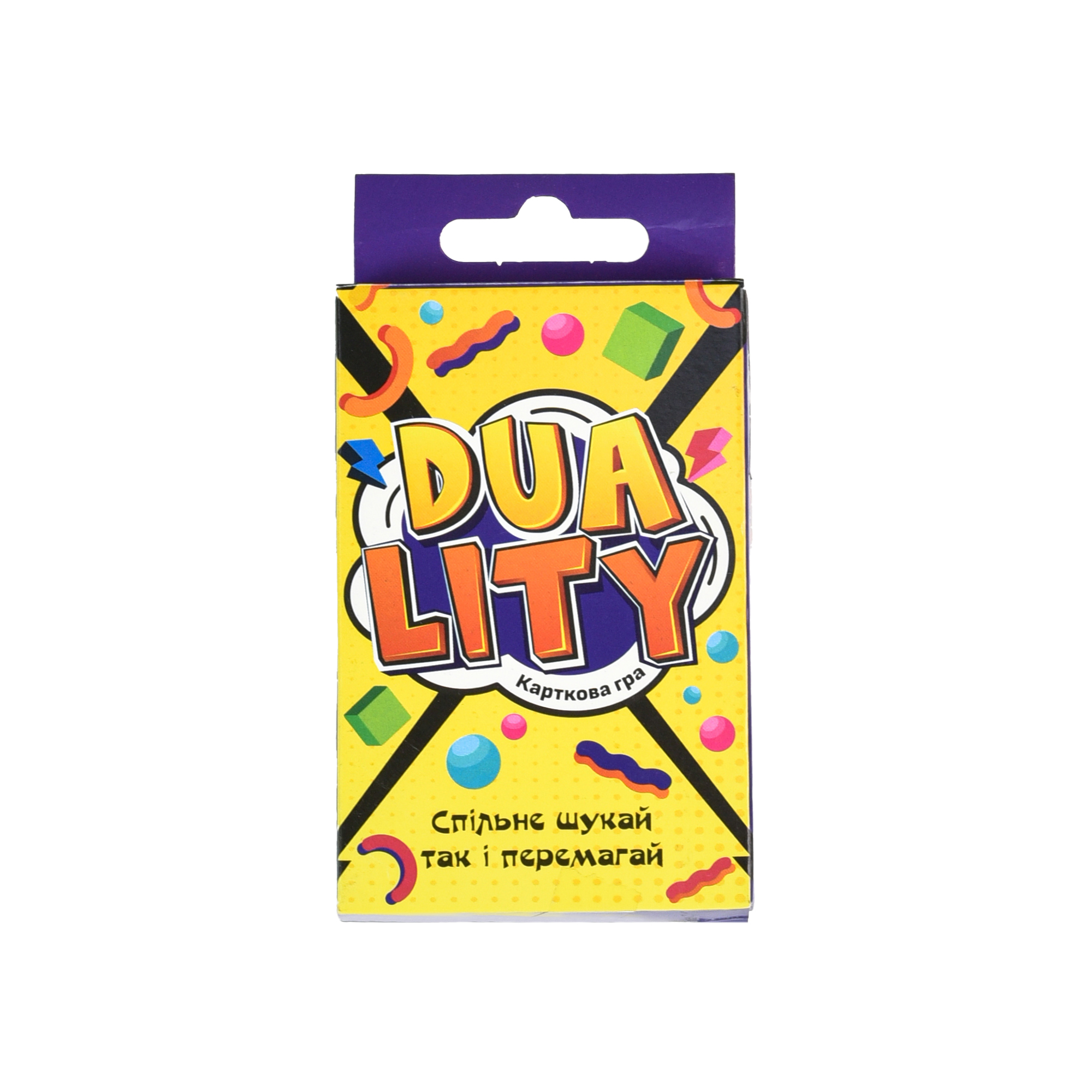 Игра карточная развлекательная "Duality" (укр) 30392, ТМ "Strateg"