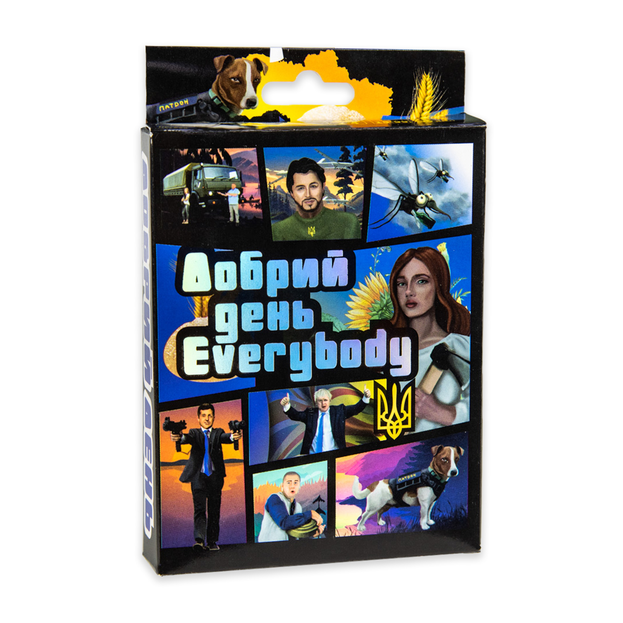 Игра карточная развлекательная "Добрый день Everybody" (укр) 30272, ТМ "Strateg"